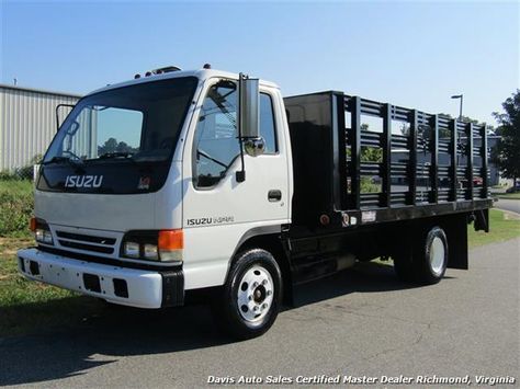 2002 Isuzu NPR Dually Commercial Regular Cab Flat Bed Lift Gate $10,995 - Visit us at www.davisautosales.com or www.davis4x4.com for more information and vehicles for sale! Logos Gym, Bed Lifts, Isuzu Npr, Off Road Truck, Medium Duty Trucks, Regular Cab, Gold Mining, Flat Bed, Offroad Trucks