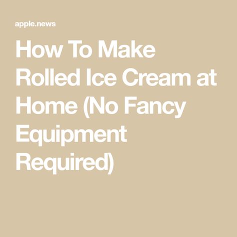 How To Make Rolled Ice Cream At Home, Rolled Ice Cream At Home, Rolled Ice Cream, Frosty Recipe, Cream Roll, Strawberry Preserves, Diy Ice Cream, Ice Cream At Home, Bake Desserts