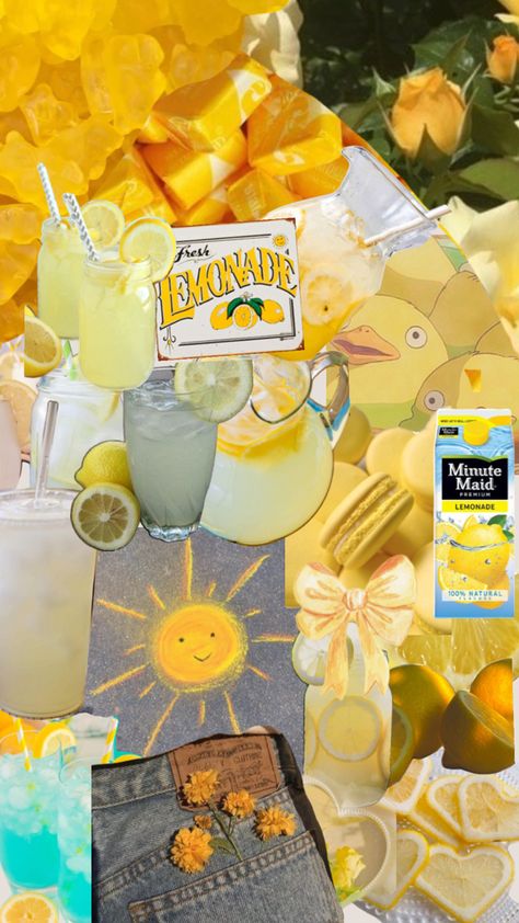 LEMONADE STAND---doing one tmrw-7/25/24 Lemonade Stand Aesthetic, Home Made Lemonade, Lemonade Stands, Fresh Lemonade, Minute Maid, Natural Clothing, With My Friends, Lemonade Stand, Future Life