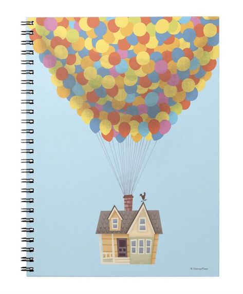 Disney Pixar Up Balloon House Pastel Notebook ($14) Up Balloon House, Pastel Notebook, Up Pixar, Balloon House, Disney Pixar Up, Disney Up, Up Balloons, Kids Notebook, Cute Notebooks