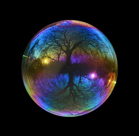 The iconic #Colorworld Bubble photographed by Richard Heeks in England. This time, it's on a black background, which inspires the next two covers. https://mkt.com/store/Colorworld/item/colorworld Bubbles Photography, Bubble Drawing, Bubble Pictures, Bubble Painting, Black Paper Drawing, Art Fractal, Bubbles Wallpaper, Dj Set, Reflection Photography