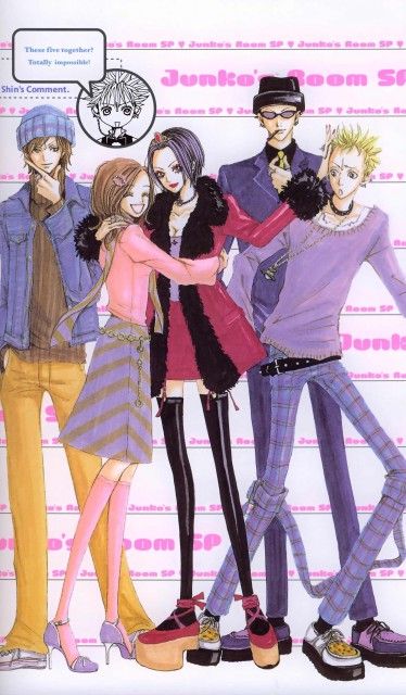 Ai Yazawa, NANA, Shinichi Okazaki, Shoji Endo, Nana Osaki Nana Clothes, Manga Magazine, Tsubaki Chou Lonely Planet, Anime Nana, Nana Manga, Nana Osaki, Arte Sailor Moon, 일본 패션, Art Outfits