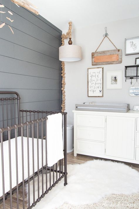 Such a beautiful coastal gender neutral nursery!! www.tableandhearth.com Baby Boy Nursery Room Design, Nursery Ideas Boy, Nursery Accents, Nursery Accent Wall, Farmhouse Nursery, Baby Boy Room Decor, Nursery Room Design, Baby Boy Room Nursery, Nursery Room Boy