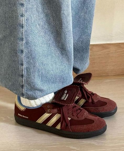 Red Sambas, Vivienne Westwood Shoes, Shoe Wishlist, Shoe Inspo, Aesthetic Shoes, Swag Shoes, Pretty Shoes, Dream Shoes, Adidas Samba