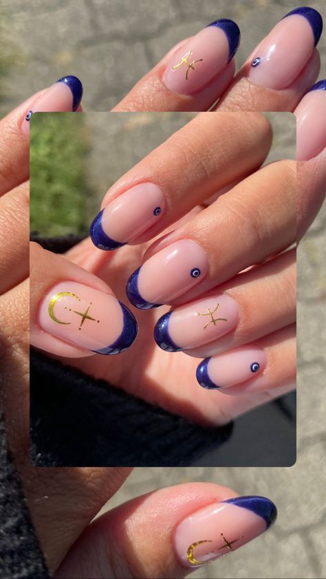 Astronomy Nails, Pisces Nails, Geeky Nails, 2024 Nails, The Evil Eye, Nails Inspo, Nails Art, Astronomy, Evil Eye