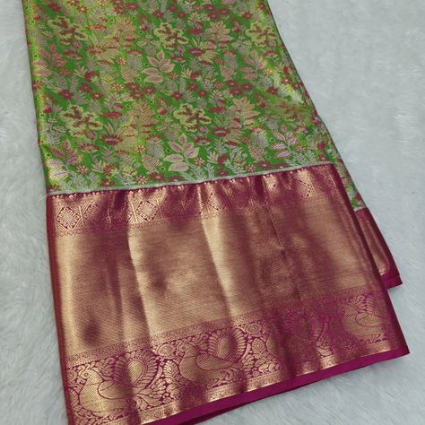 Sravanamasam special semi kanchi pattu sarees Dm for order whatsup 8309874411 or Dm to @hansicollections inbox ⭐⭐⭐⭐⭐ Kanchipuram semi silk sarees with High quality zari, and matching blouse. Latest Collection EXCLUSIVE DESIGNS 🛍️🛍️🛍️🛍️ All over India Delivery Available ✈️🚚 #hansicolletions #halfsaree #halfsareefunction #reels #longgowns #longfrockdesigns #celebritystyle #vintagestyle #trendingnow #treditionallook #treditionallook #best #outfits #celebritystyle #starmaa #pattusarees... Pattu Sarees Latest Collection, Semi Silk Sarees, Kanchi Pattu Sarees, Half Saree Function, Long Frock Designs, Best Outfits, Pattu Sarees, Half Saree, Long Gown