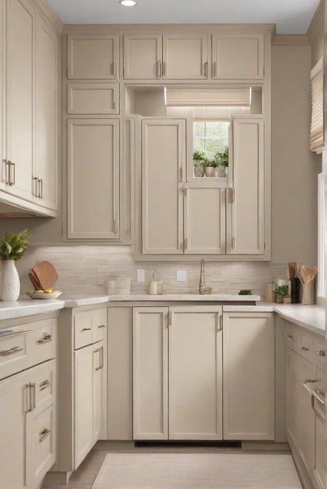 In this post, we explore the perfect color appliance that complements SW Accessible Beige kitchen cabinets, adding a touch of attractiveness to your daily routine with your beloved pet. #Ad #homedecor #homedesign #fixhome #Painthome #interiorarchitecture Wall Colors Green Room Colors Bright Room Colors Home Renovation Home Remodeling Modern Paint Colors Sherwin Williams Accessible Beige Kitchen Cabinets, Accessible Beige Sherwin Williams Cabinets Kitchen, Kitchen Accessible Beige, Assessible Beige, Accessible Beige Cabinets Kitchen, Sw Natural Tan Cabinets, Accesible Beige Sherwin Williams Kitchen Cabinets, Kitchen Cabinets Painted In Accessible Beige, Beige Kitchen Cabinets With Stainless Steel Appliances