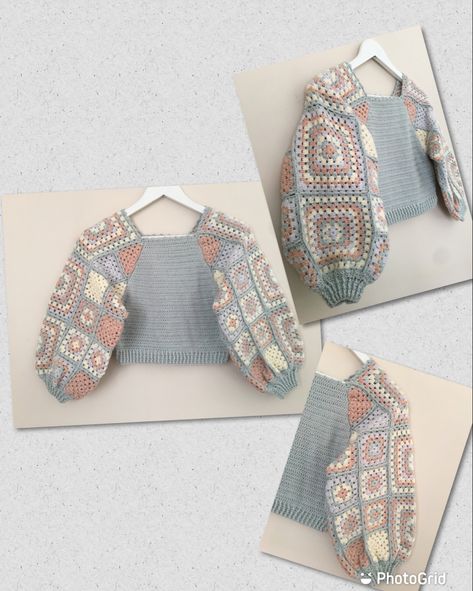 Simpul Makrame, Crochet Sweater Design, Clothes Sweater, Gilet Crochet, Crochet Sweater Pattern Free, Easy Crochet Projects, Crochet Clothing And Accessories, Fun Crochet, Top Ideas