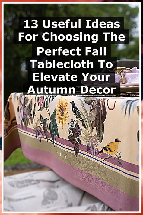 Transform your autumn gatherings with the perfect fall tablecloth! Discover 13 useful ideas that will elevate your seasonal decor and create a warm, inviting atmosphere. From rich colors to unique patterns, find the ideal tablecloth that complements your style and enhances your dining experience. Whether hosting a cozy dinner or a festive celebration, these tips will help you choose a tablecloth that captures the essence of fall. Fall Tablecloth, Cozy Dinner, Holiday Feast, Rich Colors, Dining Experience, Dining Experiences, Holiday Festival, Unique Patterns, Rich Color