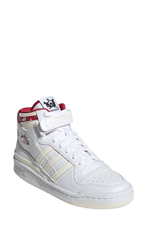 adidas x Thebe Magugu Forum Mid Basketball Shoe available at #Nordstrom Power Red, Shoe Women, Bird Of Paradise, Adidas X, Adidas Superstar Sneaker, South African, Signature Style, Basketball Shoes, Adidas Sneakers