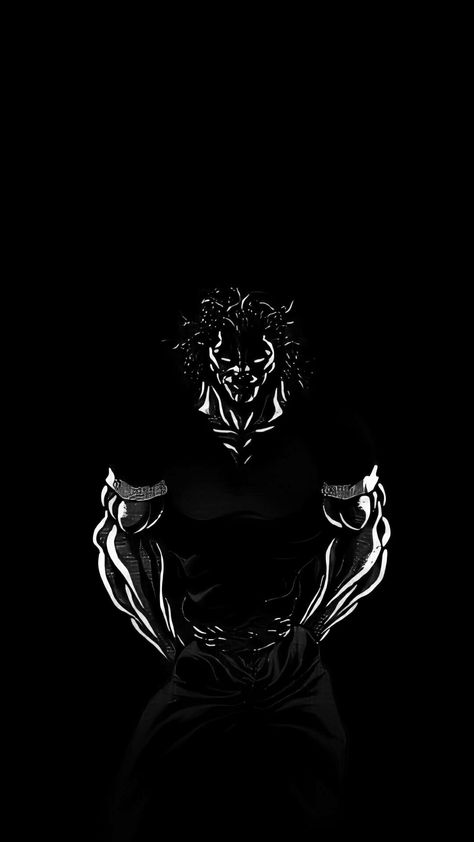 Yujiro Hanma Wallpaper, Baki Wallpaper, Yujiro Hanma, Gym, Wallpapers, Iphone, Anime, Black