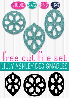 Cricut Leather, Ideas Decoracion Navidad, Silhouette Jewelry, Silhouette Earring, Vinyl Accessories, Diy Leather Earrings, Free Cut Files, Diy Cricut, Silhouette Cameo Projects