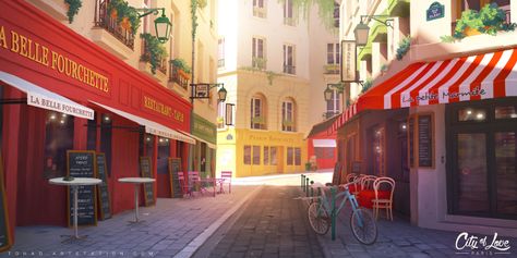 Understanding and Synthesizing Lighting - ArtStation Magazine Western Spaghetti, Love Background, City Of Love, Love Backgrounds, Art Contest, Visual Development, Environment Design, Environment Concept Art, Environmental Art