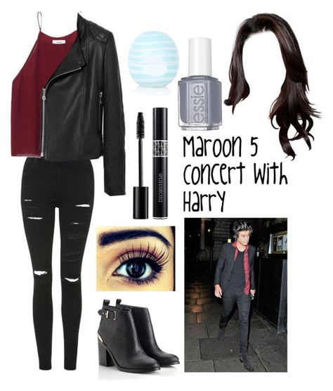 "Maroon 5 concert with Harry" by love123456789101112 ❤ liked on Polyvore featuring Lipsy, Topshop, Wilfred, Mulberry and Essie Maroon Concert Outfit, Maroon 5 Concert Outfit, Maroon Flannel Outfits, Maroon Gameday Outfit, She Will Be Loved Maroon 5, Maroon 5 Concert, Music Outfits, Maroon 5, Concert Outfits