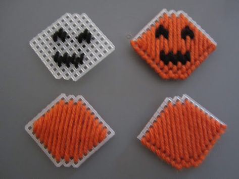 My Plastic Canvas Projects: Jack O'Lantern or Pumpkin Kiss Character Plastic Canvas Squeezums Patterns, Squeeze Cheeks, Hershey Kisses Crafts, Plastic Canvas Projects, Diy Crochet Hook, Easy Baby Knitting Patterns, Face Features, Plastic Canvas Coasters, Plastic Canvas Stitches