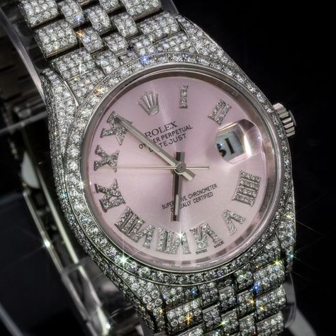 This rolex is sold. #rolex #watch #diamonds Pandora Bracelet Charms Ideas, Rolex Diamond, Custom Pendant, Luxury Bags Collection, Flawless Diamond, Vvs Diamond, Pandora Bracelet Charms, Rolex Watch, Custom Pendants