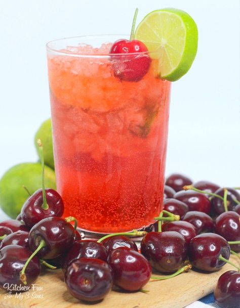 Cherry Limemade Rum Cocktail Recipe Cherry Limeade Cocktail, Limeade Cocktail, Black Cherry Rum, Limeade Recipe, Best Mixed Drinks, Best Summer Cocktails, Cherry Lemonade, Hey Bartender, Rum Cocktail Recipes