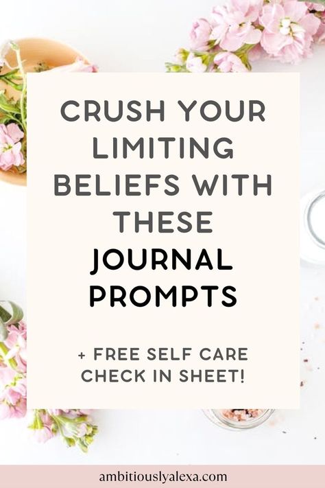 limiting beliefs journal prompts Self Limiting Beliefs, Bullet Journal Prompts, Journal Prompts For Adults, Growth Mindset Bulletin Board, Growth Mindset For Kids, Morning Journal Prompts, Growth Mindset Classroom, Growth Mindset Activities, Psychological Facts Interesting