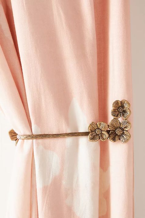 Curtain Hardware | Rods & Tiebacks | Anthropologie UK Unique Curtains, Double Rod Curtains, Double Curtains, Hardware Pulls, Curtain Hardware, Curtain Ties, Velvet Curtains, Curtain Tie Backs, Window Drapes