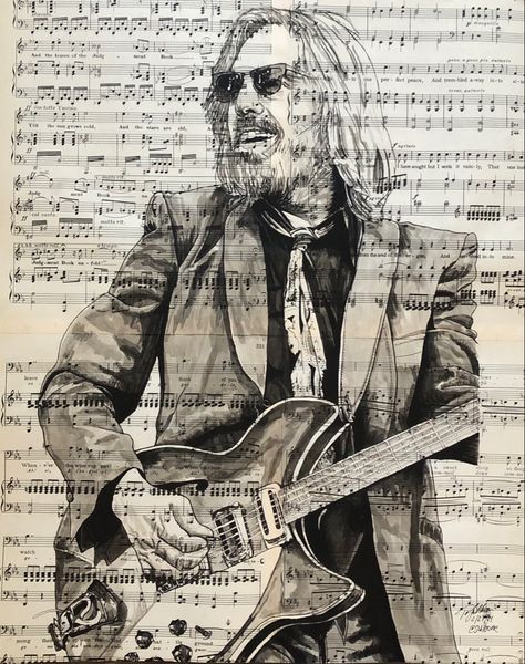 @tompettyofficial #standmyground #sulbone #art #artist #draw #drawing #sketch #illustration #instaart #artwork #paint #painting #portrait #creative #inkwash #artoftheday #artsy #photooftheday #instaartist #artistsoninstagram #vintage #fineart #ink #artlife #instagood Portrait Creative, Tom Petty, Ink Wash, Sketch Illustration, Painting Portrait, Paint Painting, Music Photography, Drawing Sketch, Draw Drawing