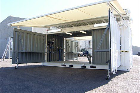 Container Workshop, Shipping Container Workshop, Shipping Container Sheds, Shipping Container Buildings, Container Homes For Sale, Shipping Container Architecture, Workshop Shed, Container Conversions, Container Buildings