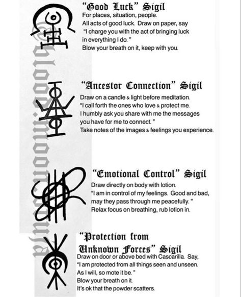 Magick Tattoo, Witchcraft Symbols, Chaos Magick, Sigil Tattoo, Magick Symbols, Wiccan Symbols, Chaos Magic, Wiccan Magic, Witch Spirituality