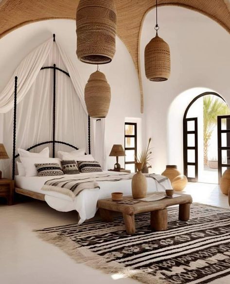 Bedroom Decor For Couples Romantic, African Interior Design, Decor Images, African Inspired Decor, African Interior, Bedroom Decor For Couples, Garden Bathroom, African Home Decor, Bedroom Decor Cozy