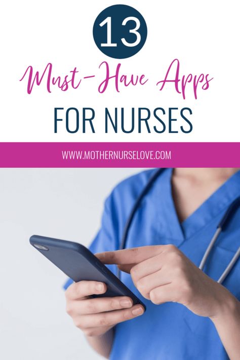 13 Must Have Apps For Nurses | Mother Nurse Love Nursing School Apps, Apps For Nursing Students, Memes Nursing, Hiring Template, Nursing Apps, Must Have Apps, Nurse Practioner, Nursing Pictures, Nurse Skills