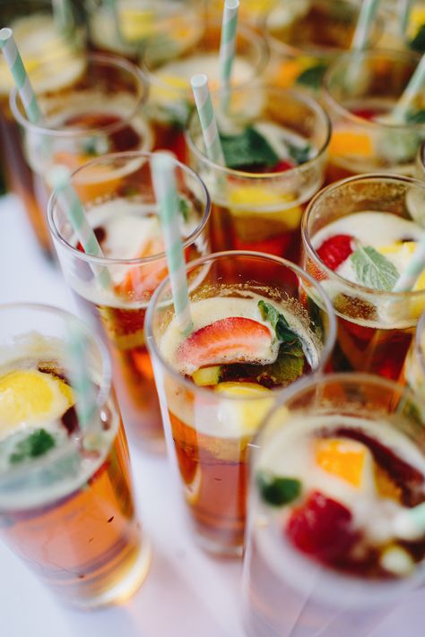 Pimms & lemonade wedding arrival drinks St Julians Club Pimms Wedding, Pimms And Lemonade, Lemonade Wedding, St Julians, Royal Collection Trust, Country Club, Lemonade, Beautiful Weddings, Wedding Planning