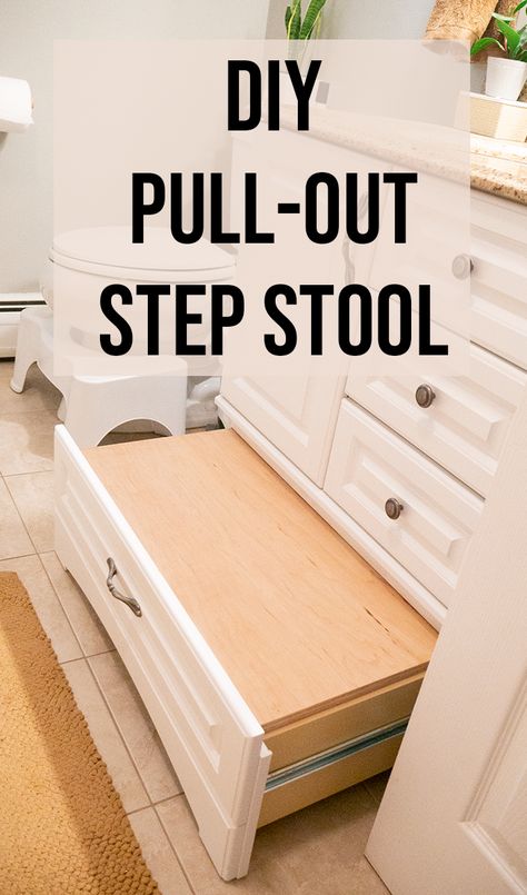 Drawer Step, Step Stool Storage, Built In Step Stool Kitchen, Hidden Step Stool For Kitchen, Built In Step Stool Bathroom, Under Sink Step Stool, Hidden Step Stool Kitchen, Under Cabinet Step Stool, Hideaway Kitchen Step Stool