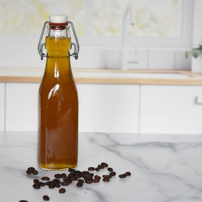 How to make Coffee-Infused oil. – Talking Crow Coffee Roasters, LLC Live Naturally, Coffee Oil, Argon Oil, Infused Oil, Ground Coffee Beans, Decaf Coffee, Canning Jar, Infused Oils, Ground Coffee