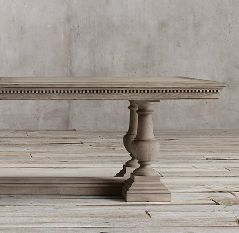 RH St James Table Grey Diy Restoration Hardware Finish, Meja Outdoor, Restoration Hardware Finish, Restoration Hardware Dining Table, Restauration Hardware, Diy Restoration Hardware, Restoration Hardware Inspired, Extension Dining Table, Leaf Table