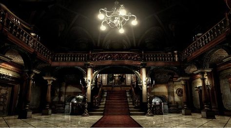 Resident Evil 5, Resident Evil Game, Jill Valentine, Mansion Interior, Gothic Architecture, Resident Evil, Mansion, Egypt, Video Games