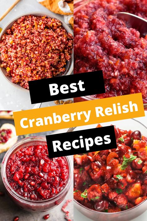 TOP 20 CRANBERRY RELISH RECIPES TO TRY AT HOME Cranberry Walnut Relish Recipes, Cranberry Relish With Pineapple, Cranberry Relish Recipes Easy, Cranberry Cherry Relish, Cranberry Relish With Jello, Whole Cranberry Recipes, Cranberry Jalapeno Relish, Cranberry Relish Recipes Thanksgiving, Cranberry Relish Recipes