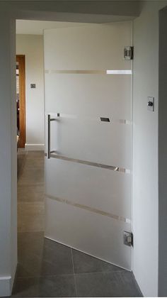 Hinged Glass Door, Frosted Glass Door For Bathroom, Office Room Door Design, Bathroom Glass Door Design Modern, Glass Doors For Bathroom, Frosting Glass Doors, Frameless Glass Doors Interior, Modern Bathroom Door Design, Frost Glass Designs