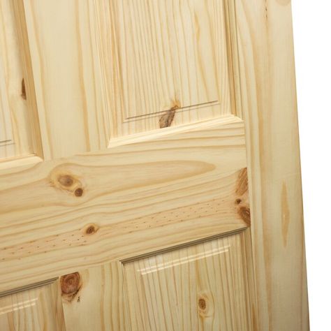 Colonial Doors, Knotty Pine Doors, 6 Panel Door, Colonial Style Interior, Colonial Door, Door Covering, Solid Wood Interior Door, Door Coverings, Oak Trim