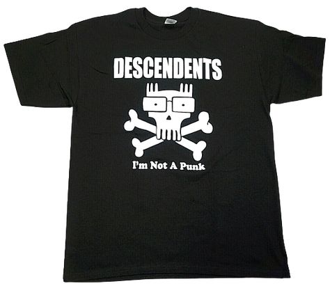 Descendents, 80e , punk , im not a punk Descendants Band, Punk Shirt, Punk Patches, A Punk, Punk Bands, Band Shirt, Band Shirts, Diy Shirt, Descendants