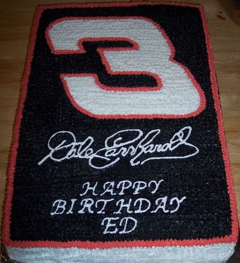 Dale Earnhardt Birthday Dale Earnhardt Cake, Nascar Birthday, Birthday 1st, 65th Birthday, Bday Cake, Boys Birthday, Dale Earnhardt, Race Day, Family Favorites