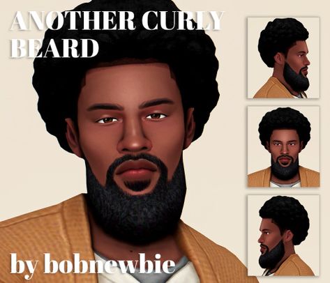 S4cc Facial Hair, Sims 4 Beards Maxis Match, Maxis Match Curly Hair, Sims Lips, Cc Makeup, Sims 4 Hair Male, Sims 4 Tattoos, No One Asked, Sims 4 Black Hair