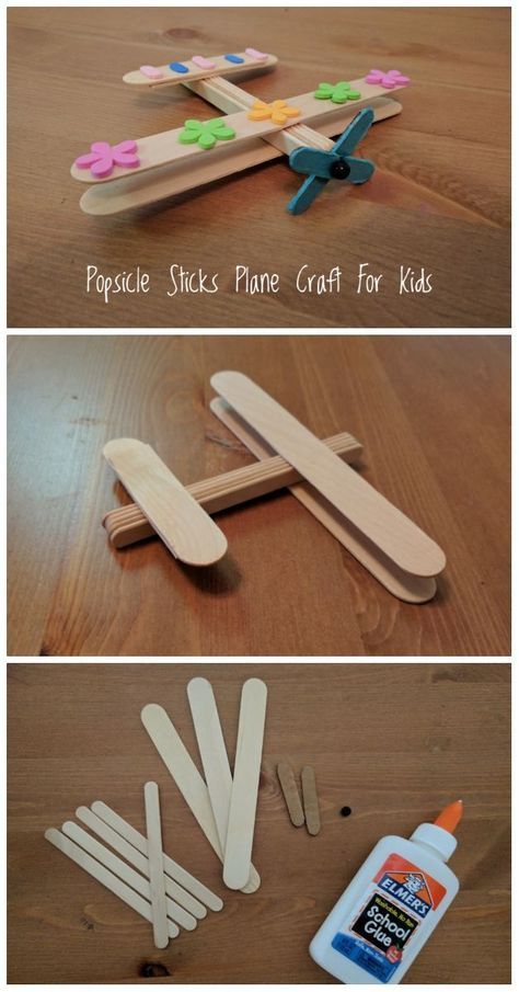 Airplane Craft, Stem Engineering, Airplane Crafts, Plane Crafts, Engineering Science, Stick Crafts, Popsicle Stick Crafts, Daycare Crafts, Popsicle Stick