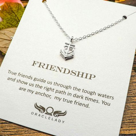 This is awesome Best Friend Wedding Quotes, Wedding Quotes To A Friend, Anchor Quotes, Quotes About Friendship, Love My Sister, About Friendship, Best Friendship Quotes, Anchor Necklace, Friends Forever Quotes