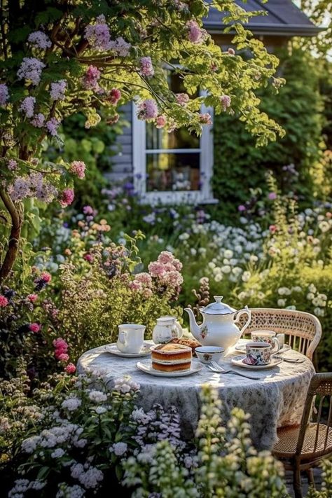 Cottage Aesthetic, Dream Cottage, Have Inspiration, Cottage Core Aesthetic, Lukisan Cat Air, English Cottage, Garden Cottage, Foto Inspiration, Dream Garden