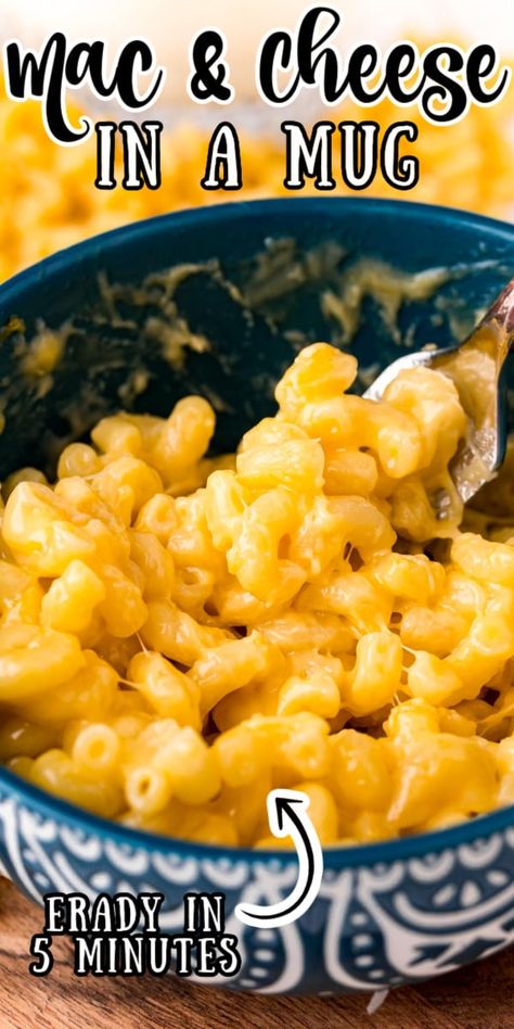 Mac And Cheese Recipe One Serving, Microwave Max And Cheese, Instant Mug Mac And Cheese, Cup Of Mac And Cheese, Cup Mac And Cheese Recipe, Mac N Cheese In A Mug Recipe, Instant Mac And Cheese In A Mug, Mac And Cheese Mug Recipe, Easy Microwave Mac And Cheese Mug Recipes