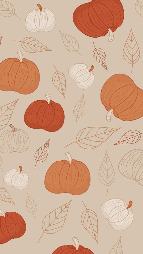 Fall Print Wallpaper Iphone, Fall I Pad Wallpaper, Fall Thanksgiving Background, Fall Backgrounds Aesthetic, Background Fall Aesthetic, Pumpkin Phone Background, Fall Iphone Background, Wallpaper Autumn Aesthetic, Cutesy Fall Wallpaper