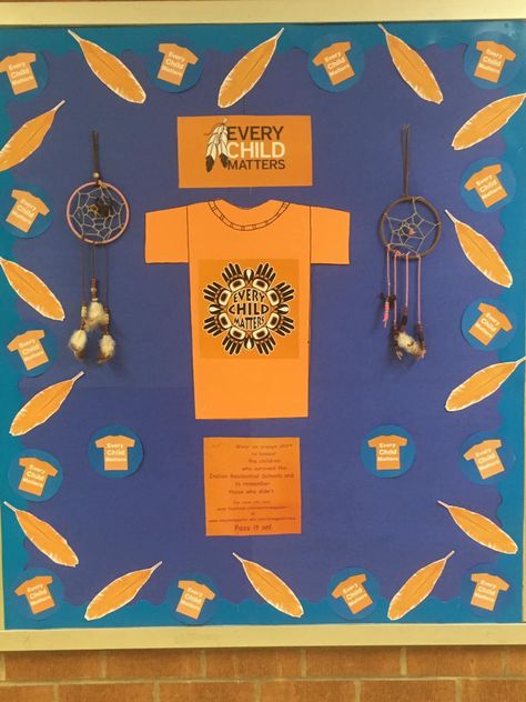 Orange Shirt Day Bulletin Board, Orange Shirt Day, Indigenous Education, Bulletin Board Ideas, Classroom Art, Orange Shirt, Art Classroom, Board Ideas, Bulletin Boards