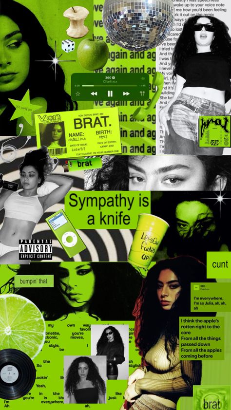 BRAT (for @timmysrottenpeach) 💚 #brat #bratsummer #charlixcxbrat #charlixcx Brat Wallpapers, Charli Xcx Wallpaper, Simple Phone Wallpapers, Summer Theme, Iphone Wallpaper Vintage, Charli Xcx, New Poster, Room Posters, Wallpapers Vintage