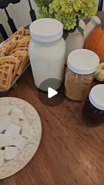 Elizabeth Lucenti on Instagram: "Homemade Kitchen Restock...

Should this be a weekly thing?

This week I kind of made a little bit of everything. 
- Yogurt
- Brown Sugar
- Cinnamon Dolce Syrup
- Original Waffles
- Cranberry Orange Waffles
- Cheddar Sandwich Bread
- Spiced Marshmallows

It's so nice to start the week off with a stocked pantry and kitchen.

What are some staples you make for your home?

If you're ready to learn more about making your own staples comment "STAPLES" and I'll send you the link to my recipe books.

Pantry Staples has 45 no cook recipes that you can use to fill your pantry.

Super Simple Staples takes it a step further with 97 recipes showing you how to replace every day common store bought staples with easy homemade swaps. 

#homemadekitchenrestock #breakfastide Orange Waffles, Kitchen Restock, Cheddar Sandwich, No Cook Recipes, Stocked Pantry, Cinnamon Dolce Syrup, 2024 Recipes, Cinnamon Dolce, No Cook