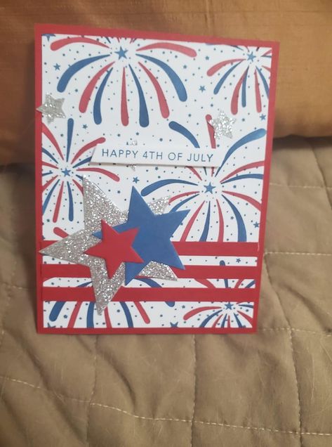 4th Of July Birthday Cards, Stampin Up Patriotic Cards, Stampin Up July 4th Cards, Fourth Of July Cards Handmade, Patriotic Cards Handmade, 4th Of July Cards Handmade, July 4th Cards, Fourth Of July Cards, 4th Of July Cards