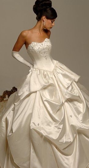 White ball gowns