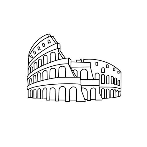 Milan Tattoo Ideas, Colleseum Rome Tattoo, Rome Inspired Tattoos, Colosseum Tattoo, Europe Tattoos, Colleseum Rome, Rome Tattoo, Italy Tattoo, Palace Of Versailles